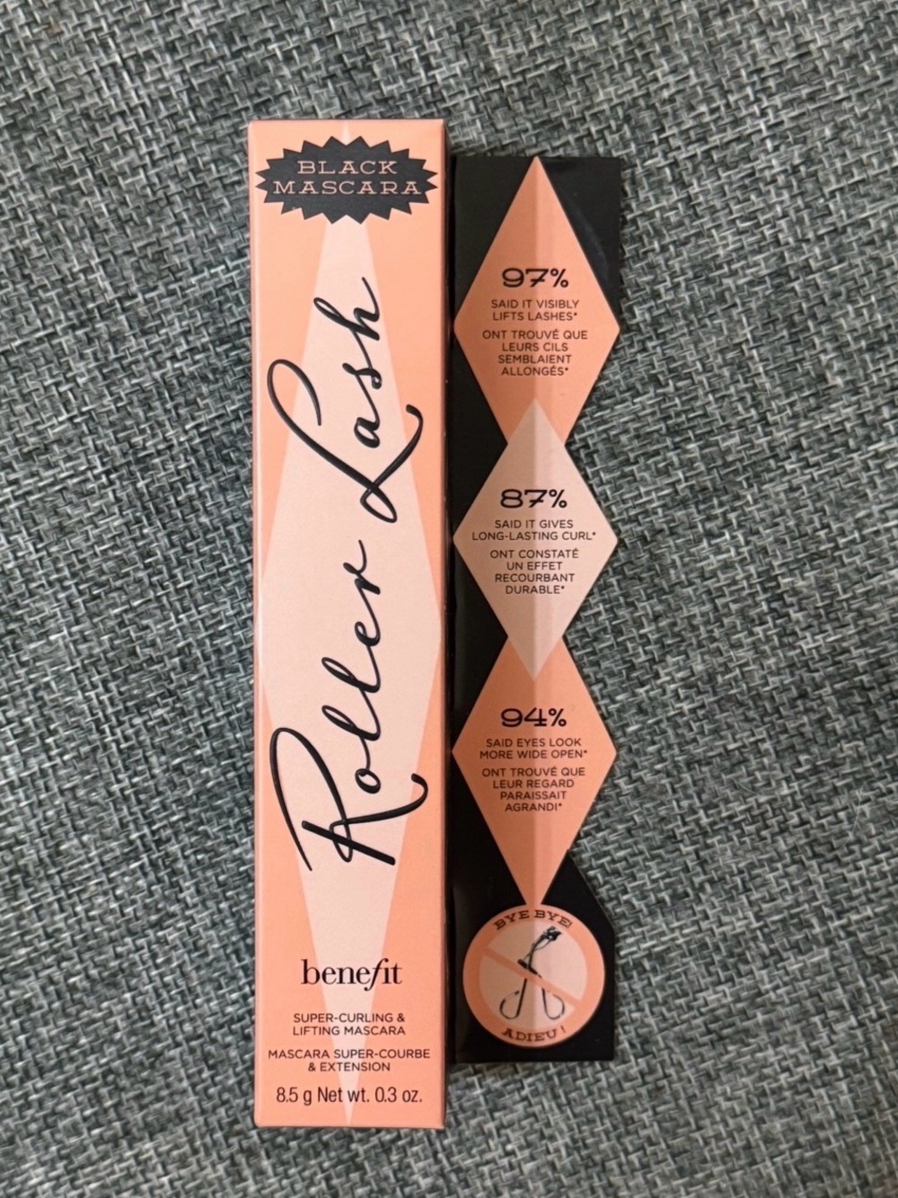 Benefit Roller Lash Mascara Super Curling & Lifting Mascara in Black (0.3 oz)